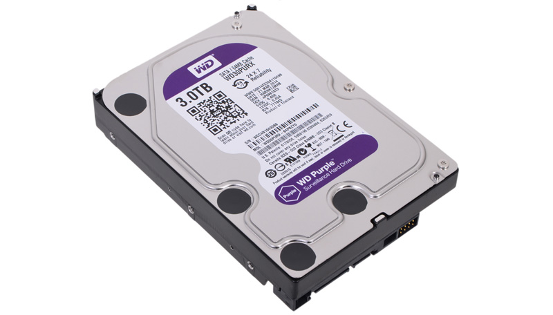 картинка Жесткий диск HDD 3ТБ, Western Digital Purple от магазина ФОРТ СП